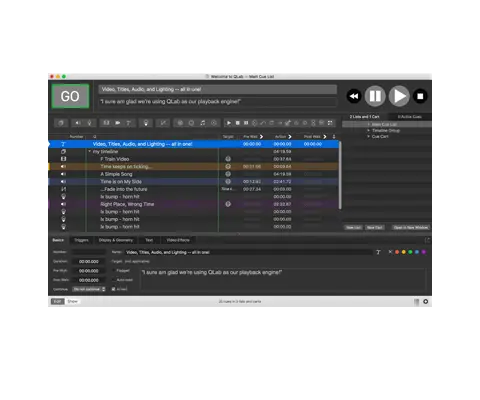 Figure 53 QLab